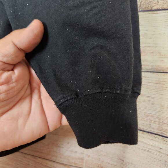 Walt DISNEY World HALLOWEEN Glitter Black Candy Corn Spirit Jersey Size XS - Picture 8 of 14